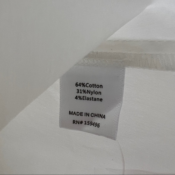 Billie The Label Alexa Poplin Mini Dress In Ivory Size Small NWT - Picture 4 of 7